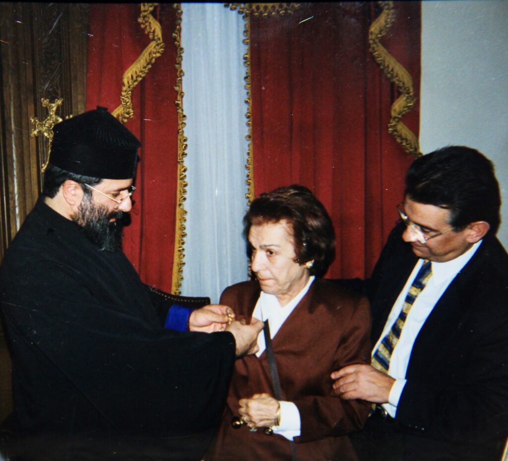 Kristin Saleri Armenian Patriarchate Award Ceremony
